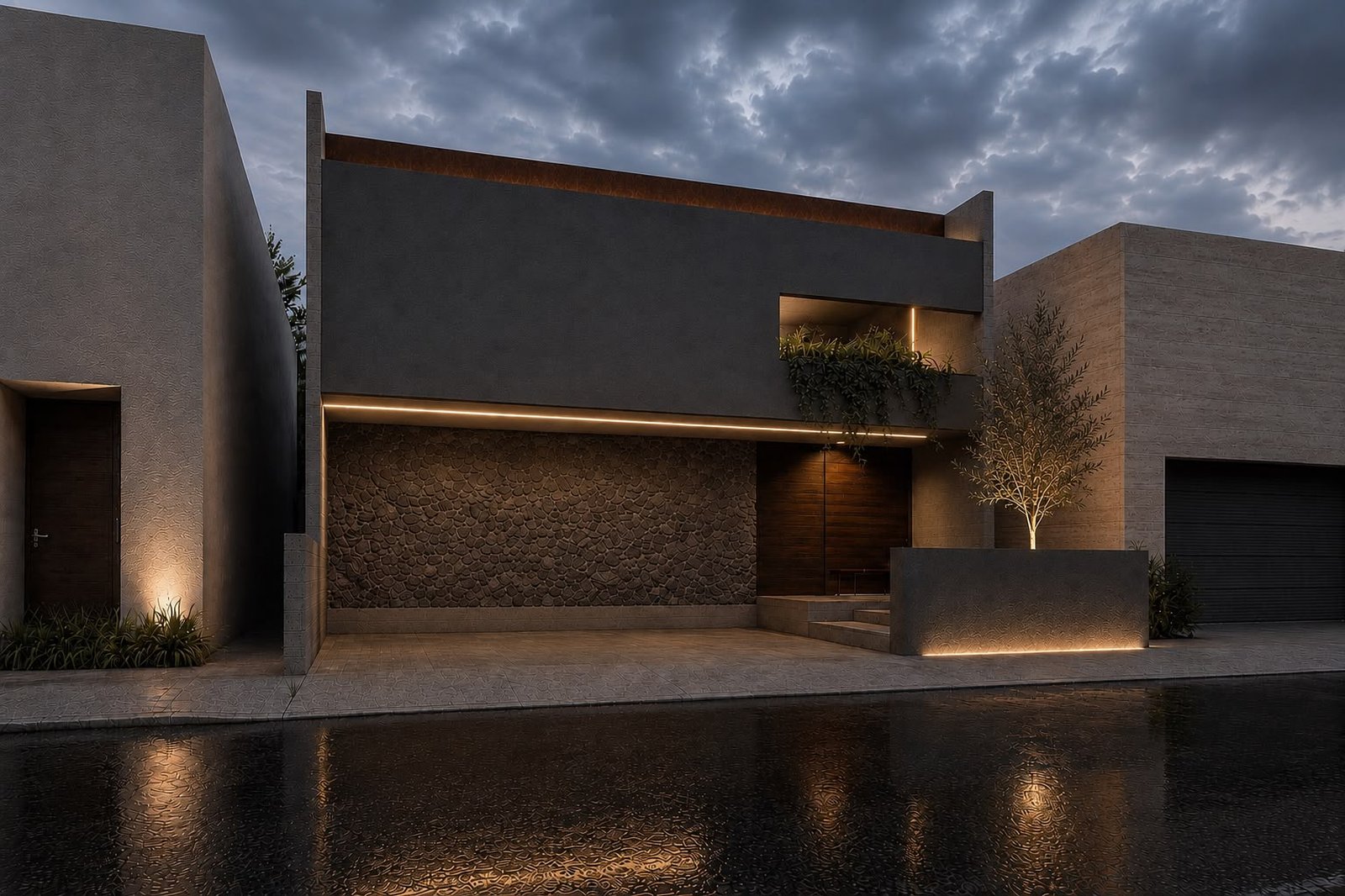 Casa Áurea — render de fachada principal