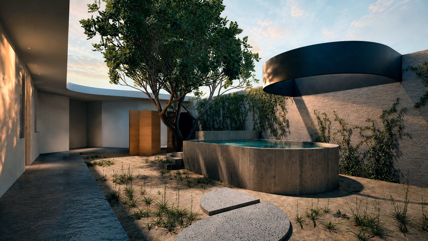 Urban Oasis — vista tres cuartos