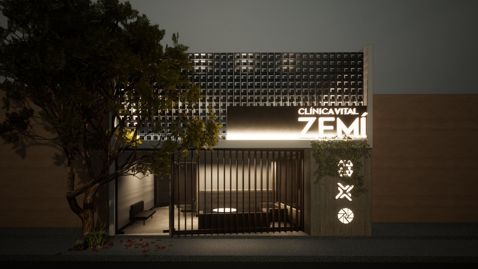 Clínica Vital Zemi — render exterior