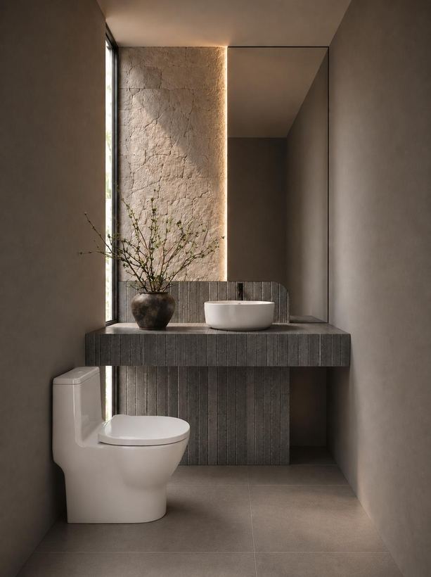 Interiorismo Casa León — Baño exterior