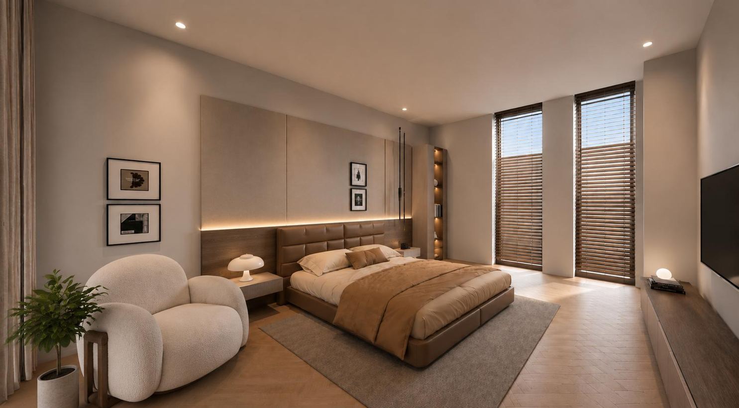 Interiorismo Casa León — Recámara principal