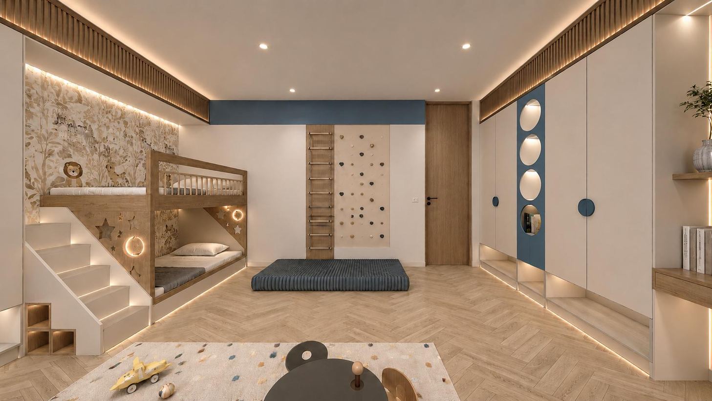 Interiorismo Casa León — Recámara Montessori
