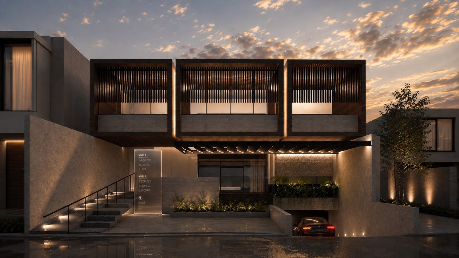 Edificio de Oficinas Maselo — render de fachada